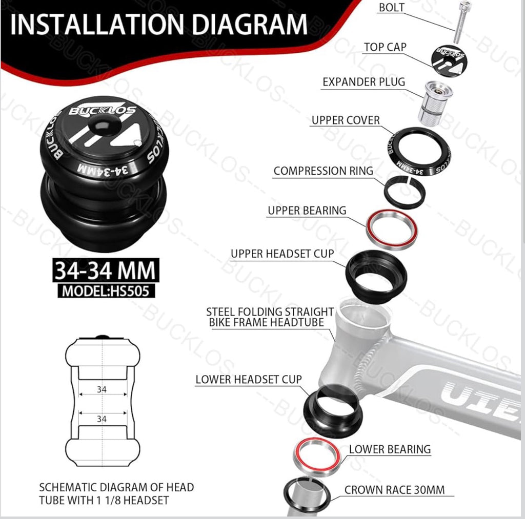 Ridstar q20 bucklos spacer kit