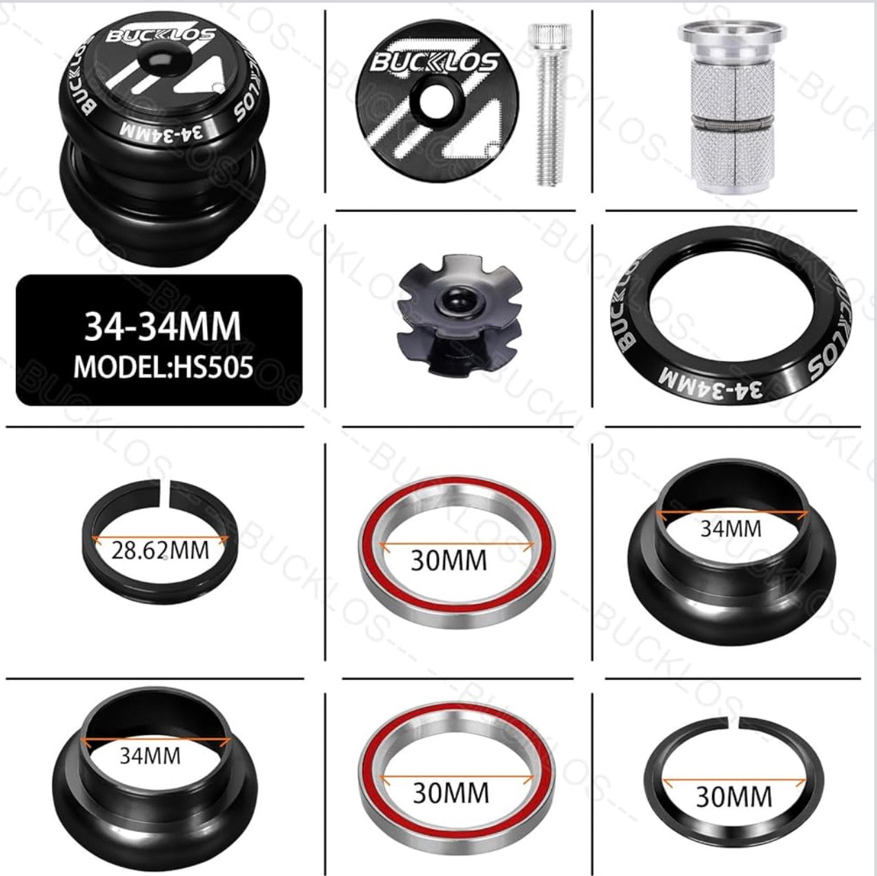 Ridstar q20 bucklos spacer kit